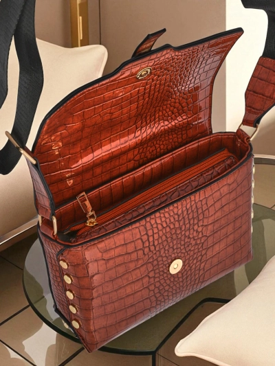 Royalfashion Shiny Small Faux Leather Purse Velia Crest - Straight Fire