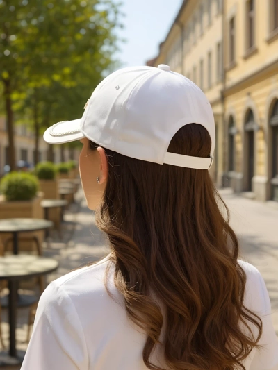 Royalfashion Кепка с камнями в виде сердец Spark