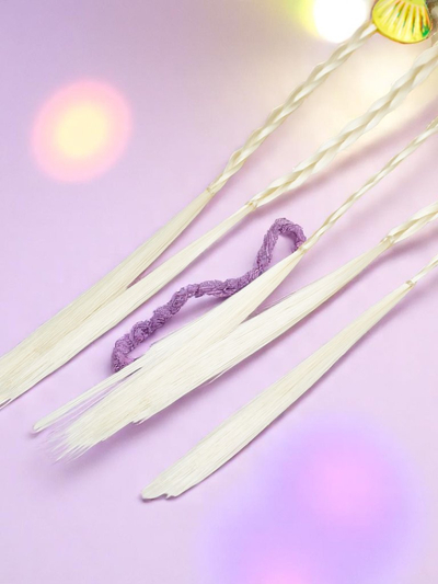 Royalfashion Įsegtos kasytės su elastine juostele ir kriauklelėmis