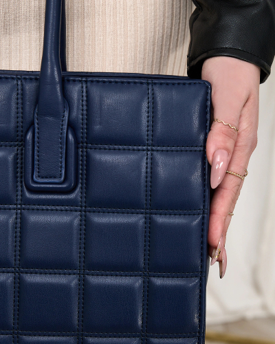 Royalfashion Женская темно-синяя стеганая сумка