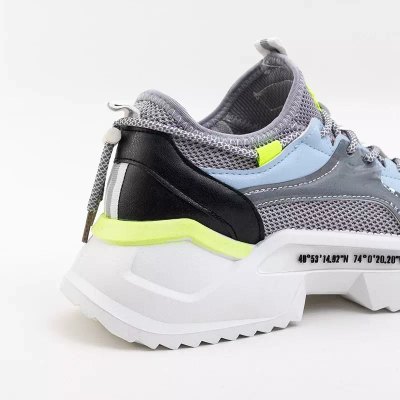 OUTLET Sportiniai vyriški batai su neoniniais elementais Aitaro - Avalynė