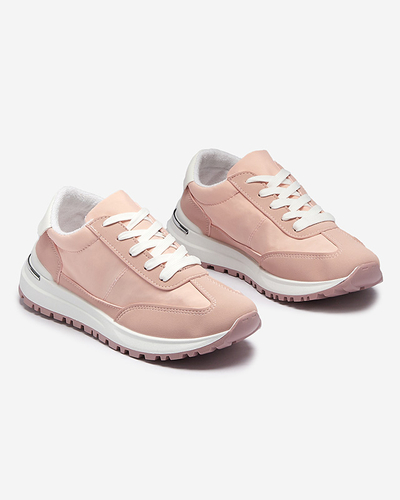 Женские розовые спортивные туфли на шнуровке Sweri - Обувь