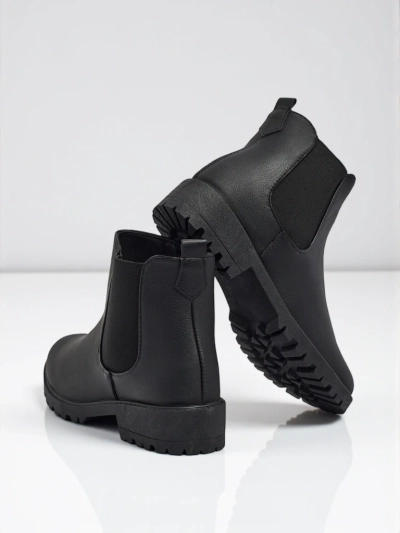 Moteriški aulinukai a'la Chelsea batai iš eko odos Belmo