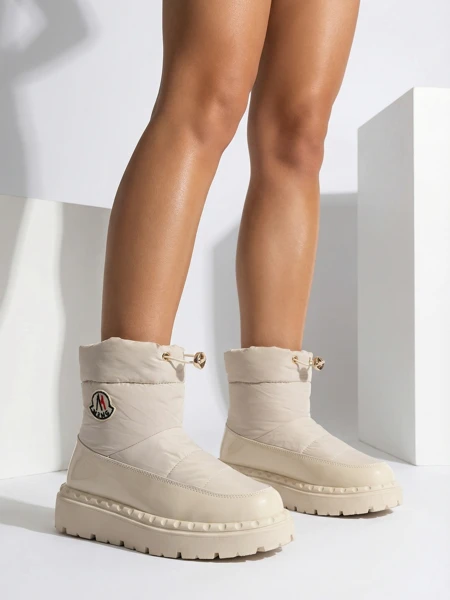 "Royalfashion" Kreminės spalvos moteriški sniego batai Ireda