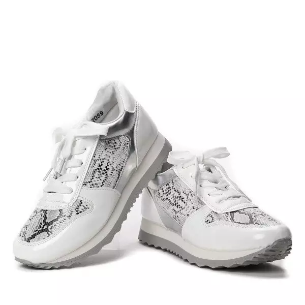 OUTLET Белые кроссовки Santiegane - Обувь