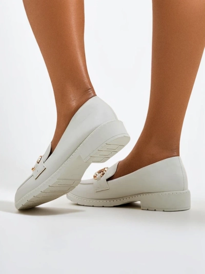 Royalfashion moteriški loaferiai iš matinio ekosiamo Bayla