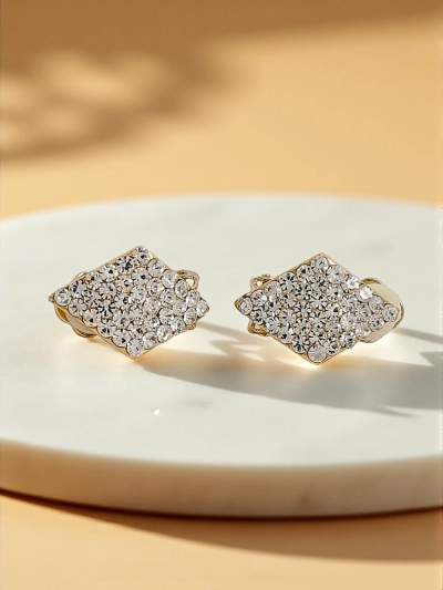 Royalfashion Женские серьги-клипсы с цирконами