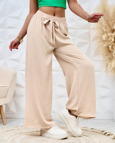 Royalfashion Женские широкие брюки из ткани