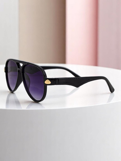 Royalfashion Akiniai nuo saulės su dekoratyvinėmis auselių detalėmis Shadow Aviator
