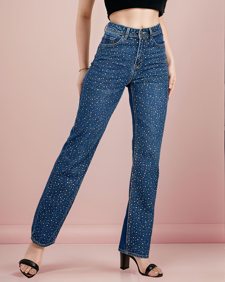 Royalfashion Женские прямые джинсы