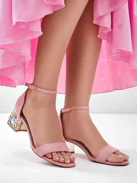 Royalfashion moteriški sandalai su dekoratyviu kulnu Ballou