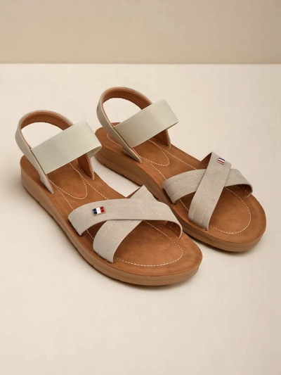 Royalfashion moteriški sandalai su elastine juostele Zerefis