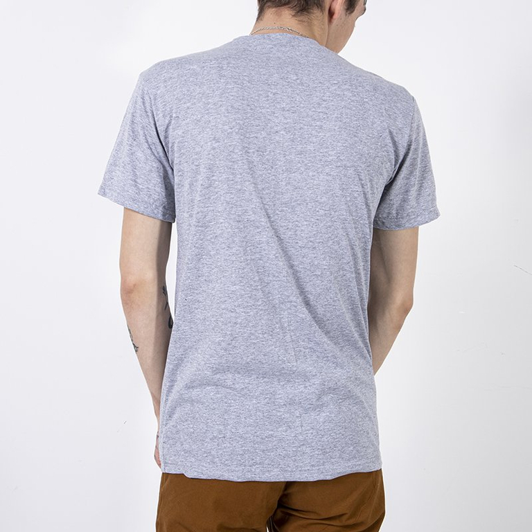 Pilki vyriški medvilniniai marškinėliai su įspaudu-Drabužiai