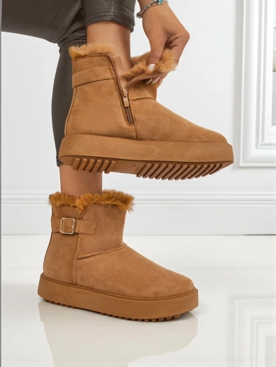 Royalfashion Короткие женские ботинки a'la снегоходы Aurelia Classico