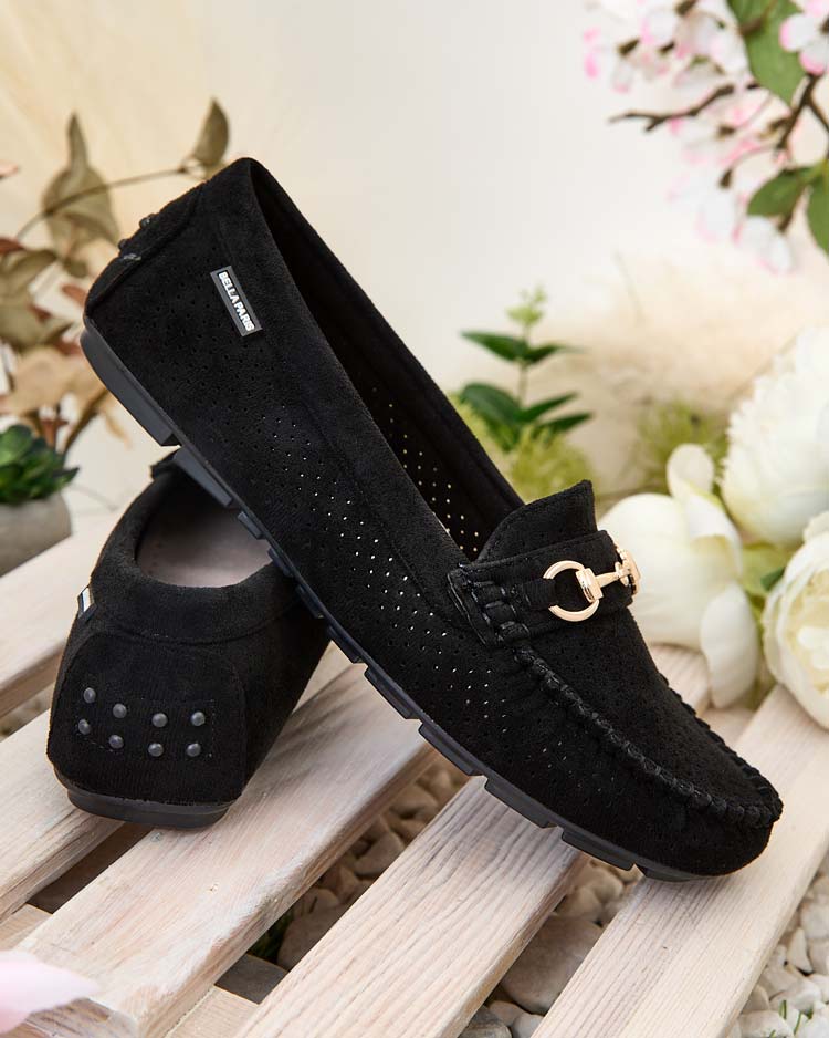 Royalfashion Moteriški ažūriniai mokasinai Mill