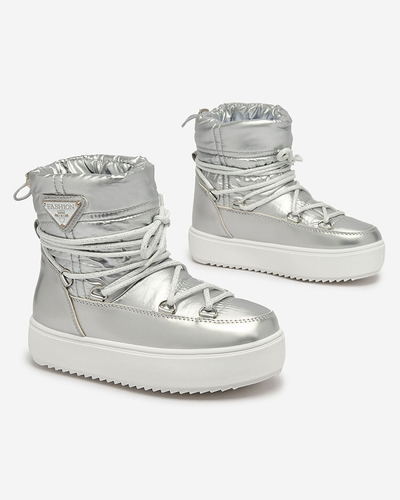 Royalfashion Детские сапоги-скороходы a'la snow boots in silver Asifa