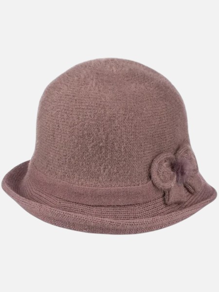 Женская шляпа-котелок с украшением Miss Grace