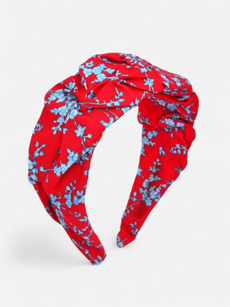 Royalfashion Повязка для волос со сборкой и принтом