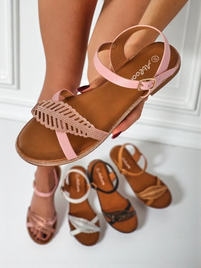 Willow Grace Flat Sandals - Lit Edition
