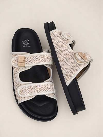 Royalfashion Женские тапочки с плетением Delibeli