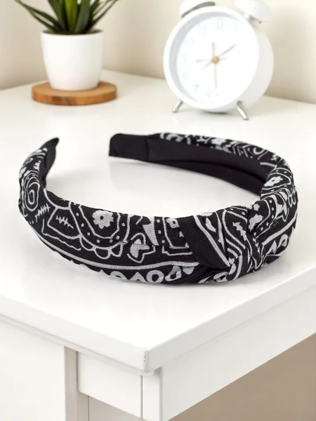 Royalfashion Raštuotas plaukų lankelis Lena