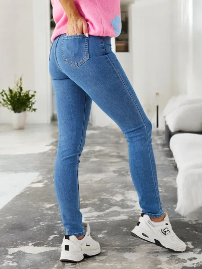 Royalfashion Женские зауженные джинсы из хлопка