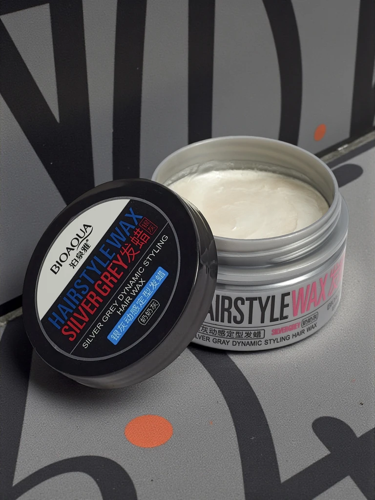 Plaukų vaškas Hairstyle Wax Silver