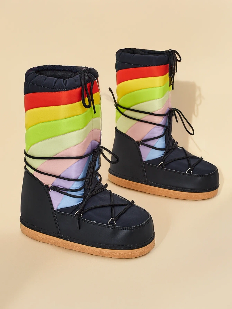 Royalfashion Moteriški sniego bato stiliaus bateliai Tencce