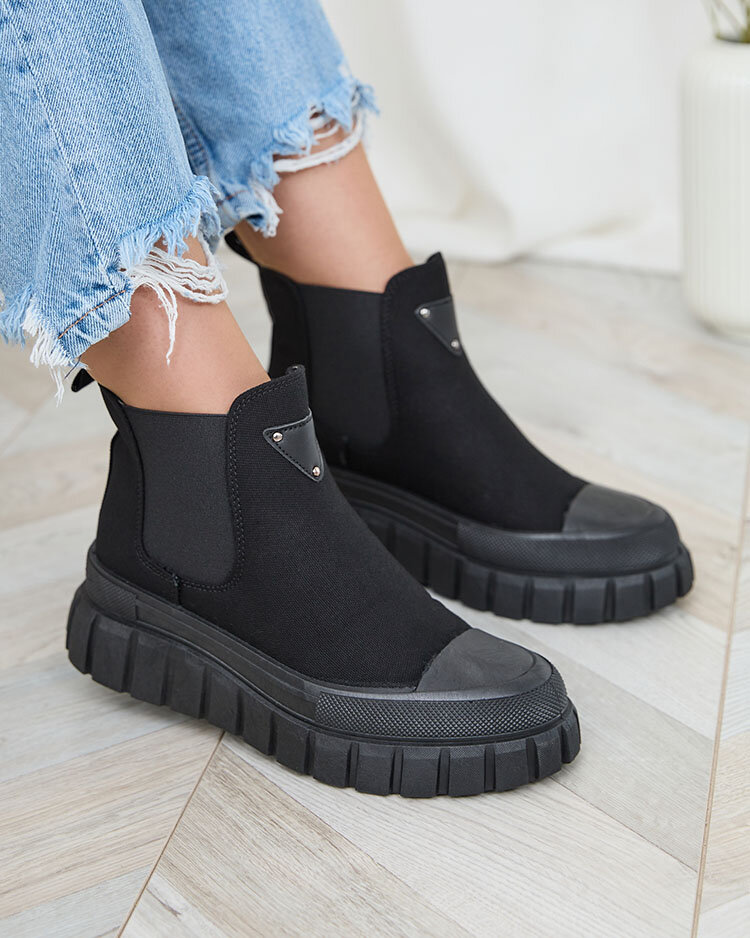 Royalfashion Juodi moteriški aukštakulniai Nexeri