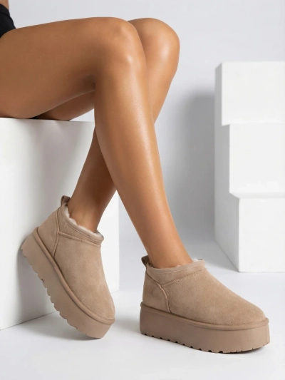 Royalfashion Moteriški trumpi batai a'la sniego batai Ozozi