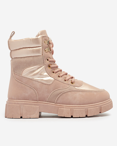 Bootsy Fuego Rosa – Стильные женские ботинки на плоском каблуке