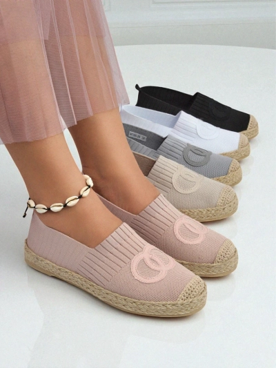 Женские эспадрильи Theodora розовые из замшевой эко-кожи, плоские