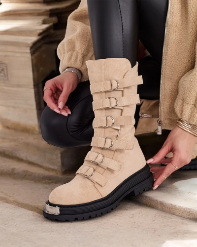 Женские высокие сапоги Royalfashion Edi