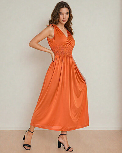 Женское платье-миди Royalfashion Smooth