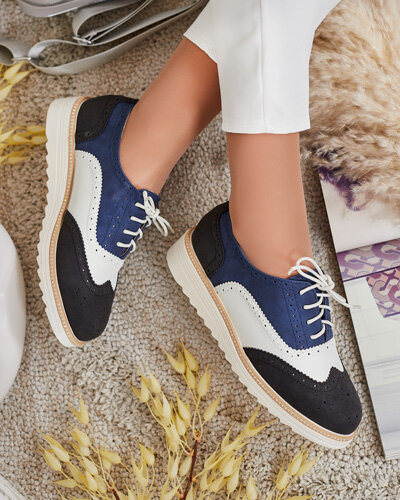 Royalfashion Женские полусапожки на шнуровке Novlas