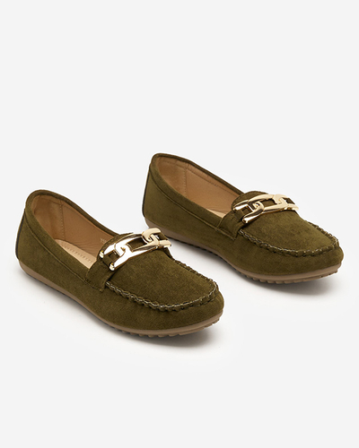 Ekologiški zomšiniai mėtiniai Viatu mokasinai - Avalynė