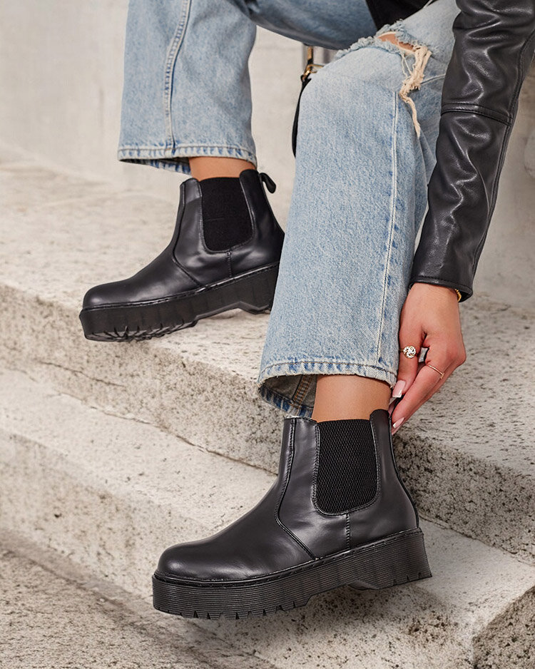 Royalfashion Женские сапоги из кожи эко Movitas