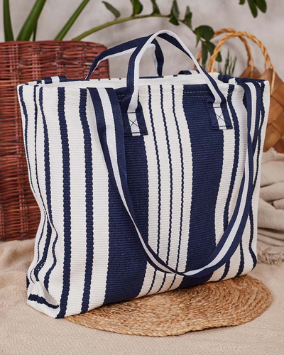 Royalfashion Fabric Striped Shoulder Bag