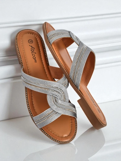 Royalfashion Dziewczyńskie laczki plecione Woven Breeze