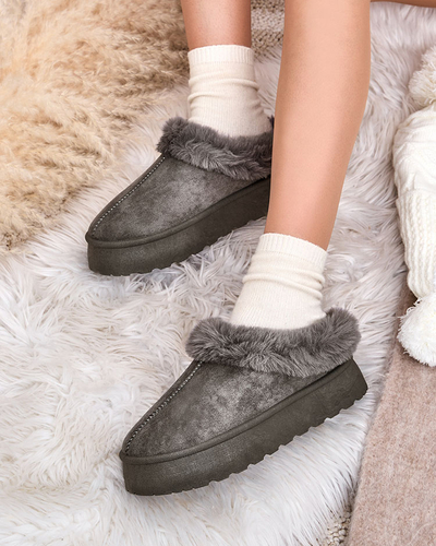 Royalfashion Женские короткие сапоги a'la snow boots Kapfiee