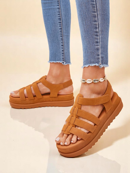 Sandały Callista Camel - Royalfashion