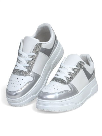 Женские кроссовки Royalfashion с блестками Qisofi
