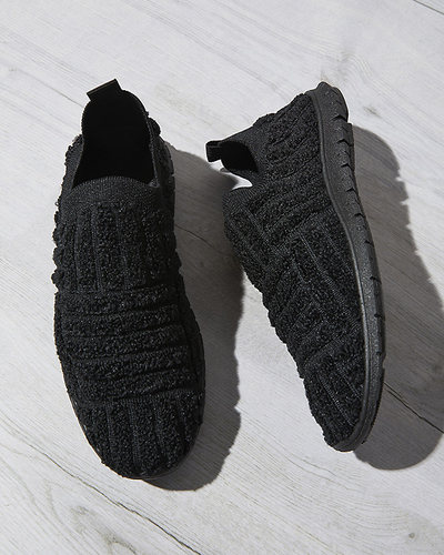 Juodi suvarstomi moteriški sportiniai bateliai Kerliv- Footwear