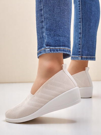 Royalfashion moteriški loaferiai ant žemo platformos Epoles