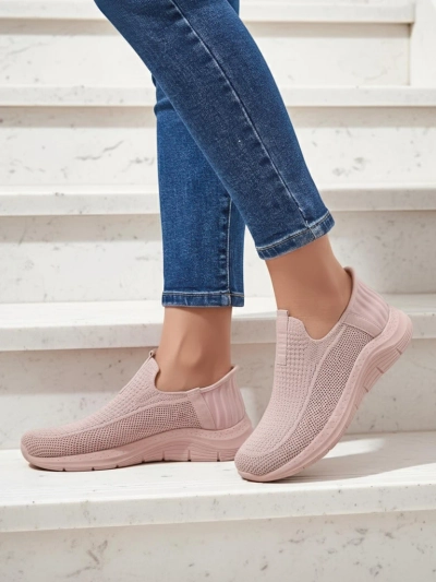 Apollo Rosa Sneakers – Pink Slip-Ons for Ladies