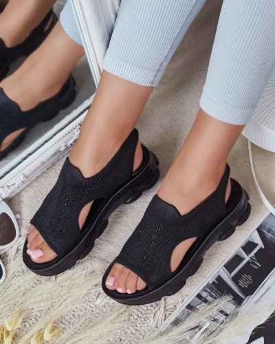 "Royalfashion" Moteriški sandalai su volino viršutine dalimi