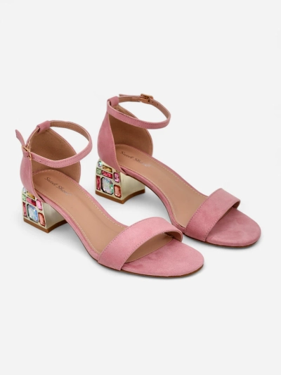 Royalfashion moteriški sandalai su dekoratyviu kulnu Ballou