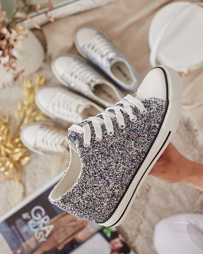 "Royalfashion" Moteriški sportbačiai ant dengto kulno "Finia"