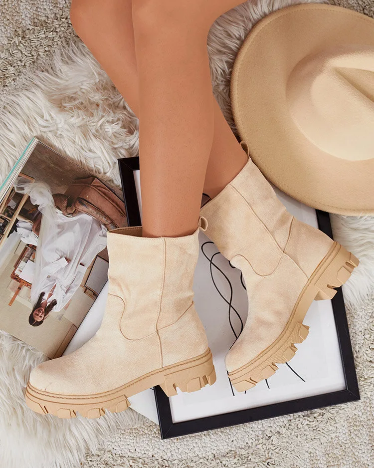 Royalfashion Женские сапоги Gesina из эко-замши