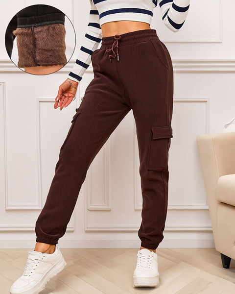 Royalfashion Moteriškos apšiltintos kovinės kelnės